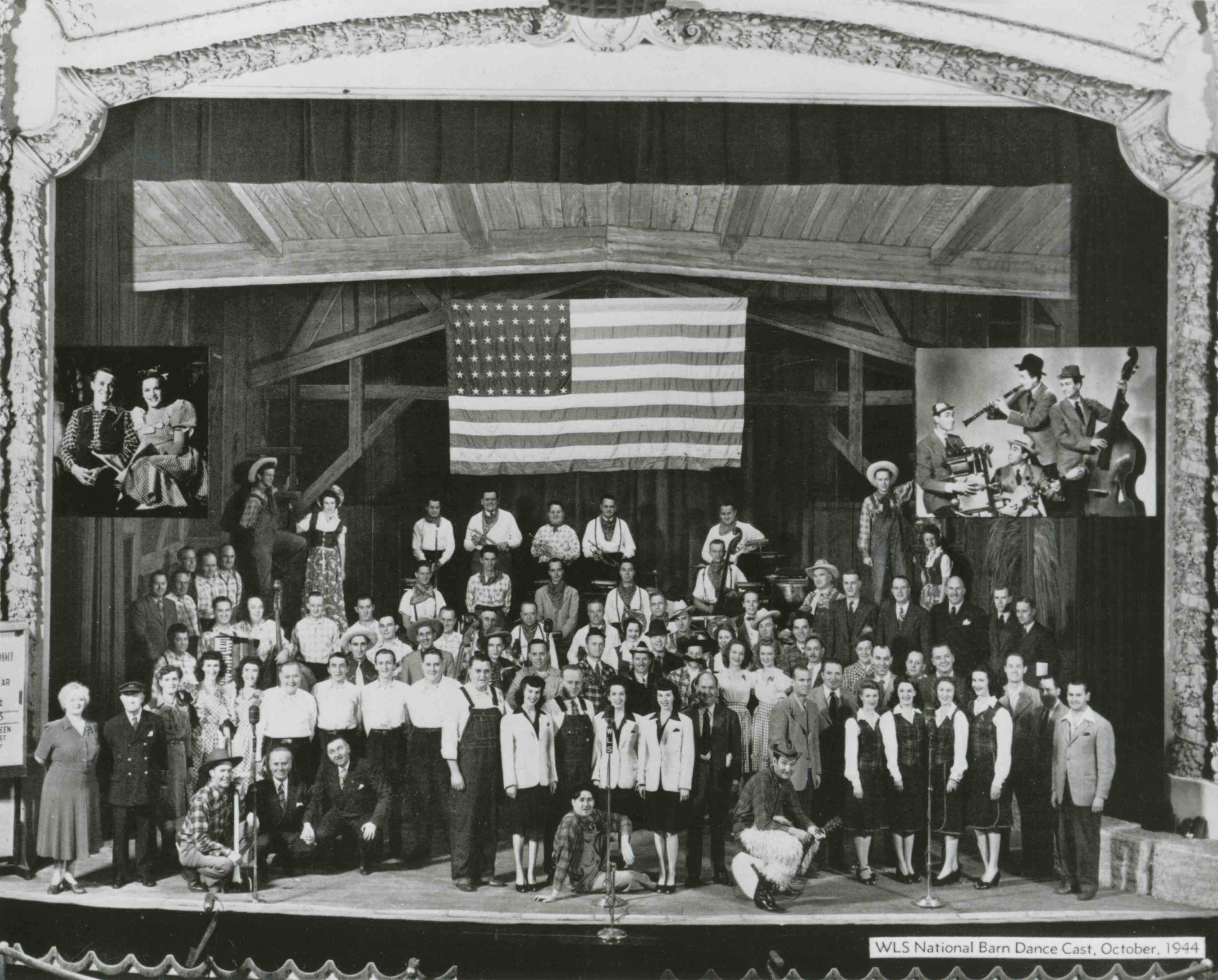 The Dinning Sisters at the WLS National Barn Dance, Chicago, Illinois