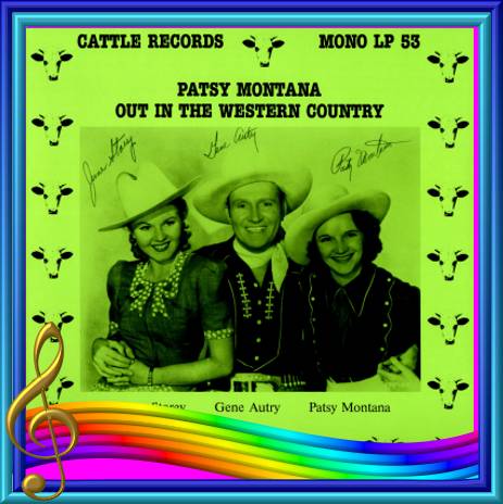 Patsy Montana - Out In The Western Country = Cattle LP 53