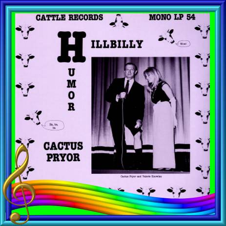 Richard Cactus Pryor - Hillbilly Humor = Cattle LP 54